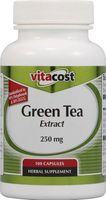 Vitacost Green Tea Extract - Standardized - 250 mg - 100 Capsules