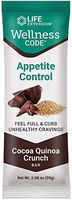 Life Extension Wellness Code Appetite Control Bars (Cocoa Quinoa Crunch) 12Count, Chocolate
