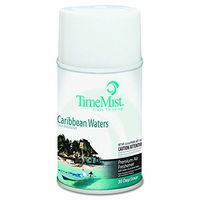 TimeMist 1042756 Metered Fragrance Dispenser Refill, Caribbean Waters, 6.6 oz, Aerosol (Case of 12)