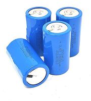 D Cell Lithium Battery 19000mAh ER34615 Non-Rechargeable Batteries 3.6 Volt Lithium Chloride Button Top,D Cell 3.6 Volt Batterie, 3.6v Lithium Battery 19000 mAh Capacity Non-Rechargeable, (4 pcs)