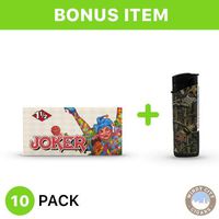 Joker Rolling Papers - 1 1/2 (10) with LED Lighter