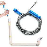 Kalevel Drain Snake Clog Remover Hair Removal Cleaning Tool 71 Inch for Bathtub Sink Shower Toilet Drains Dredge Pipe