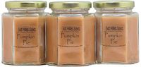 3 Pack - Pumpkin Pie Scented Blended Soy Candle | Hand Poured Fall Fragrance Candles | Made in The USA by Just Makes Scents