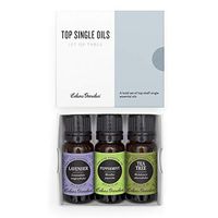Edens Garden Top Essential Oil 3 Set, Best 100% Pure Aromatherapy Intro Kit (For Diffuser & Therapeutic Use), 10 ml