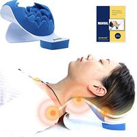 REARAND Neck and Shoulder Relaxer Neck Pain Relief and Neck Support Shoulder Relaxer Massage Traction Pillow Chiropractic Pillow for Pain Relief Management and Cervical Spine Alignment Neck Stretch