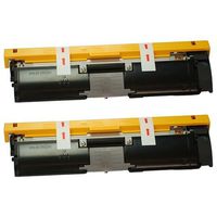 Amsahr 1710587-004 Minolta 1710587-004 Remanufactured Replacement Toner Cartridge with Two Black Cartridges