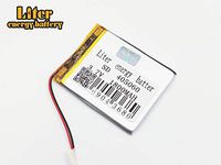 3.7V 1800mAh 405060 Lithium Polymer Ion Rechargeable Battery Lithium Polymer Li-Po Battery for MP4 GPS MP3 Bluetooth Stereo DIY Gift