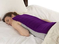Sunny Bay XL Body Heating Wrap, Personal, Reusable, Hot & Cold Compress, Washable Cover, Heat Therapy Pad for Sore Neck, Back & Shoulder Muscle Pain Relief - Non-Electric, Purple