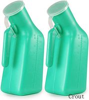 Urine Bottles Male,Portable Male Urinal Bottle Non Spill Urine Cups Hospital Bed Mens Portable Urinals with Lid Spill Proof Pee Bottles Emergency Men Urinal Pee Potty with Lid for Hospital