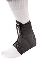 Mueller Soft Ankle Brace withultra Straps, Black, Medium