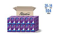 Nileeva Care Individually Wrapped (Regular) Maxi Sanitary Napkins, with Wings Super Value (504 Pads = 14 Pads/Pack X 36 Packs) Bulk Buy