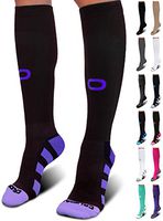 Crucial Compression Socks for Men & Women (20-30mmHg) - Best Graduated Stockings for Running, Athletic, Travel, Pregnancy, Maternity, Nurses, Medical, Shin Splints, Support, Circulation & Recovery