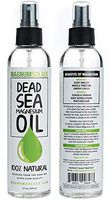 Magnesium Oil Spray 100% Pure From the Dead Sea - Large 8 oz Bottle LASTS SIX MONTHS - Made in USA - Exceptional #1 Therapeutic Source For Magnesium Chloride