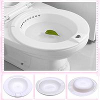 QBYLYF Sitz Bath Over The Toilet Perineal Soaking Bath for Hemorrhoidal Relief and Pregnant Women Health Care (Color : White)
