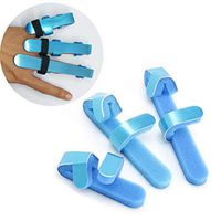 XMJESS Finger Splint Support Aluminum Finger Cots Finger Knuckle Brace for Arthritis Pain (S, M, L, Pack of 3)