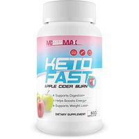 Keto Fast - Apple Cider Burn with Raspberry Ketones - Help Burn Fat and Lose Weight with This Metabolism Boosting Apple Cider Vinegar Power Blend.