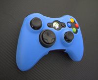One Piece 1x FOR Xbox 360 Remote Controller Silicon Protective Skin Case Cover -Blue Color