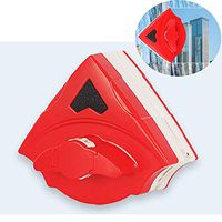 ZHZX Magnetic Double Sided Window Cleaner, Triangle Double Sided Glass Wipe Household Magnetic High Rise Window Cleaning Artifact Cleaning Tool