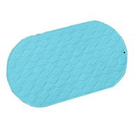 GHHZZQ 2 Pieces Child Bathtub Mats Non-Slip Soft Skin-Friendly Swimming Pool Baby Store Carpet, 4 Colors, 0.5 cm Thick (Color : Blue-B, Size : 34x48cm)