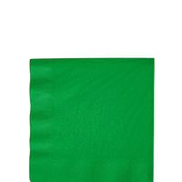 3 Ply Paper Beverage Napkins | 50ct (Festive Green)