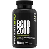 NutraBio BCAA 2500 (150 Capsules)