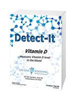 Life Line Screening Vitamin D, FDA-Approved, Self-Administered Home Health Medical Test Kit Measures Vitamin D Levels in The Blood in Privacy of Home AMM1958 - White