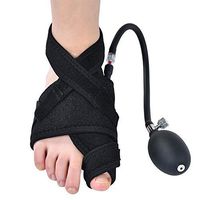 FMMXU 1 Piece Bunion Medical Device Hallux Valgus Orthosis Black Toe Separator Orthopedic Night Brake Foot Care (Right)