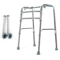 Walkers Rehabilitation Aluminum Armrest Folding Elderly Disabled Walking Auxiliary Walking Stick Four-Legged Walk 45cm59cm76cm MUMUJIN