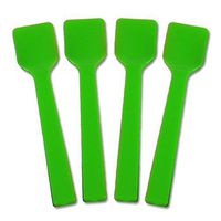 Solid Color Mini Plastic Gelato Spoons - 3,000 / Case (Green)