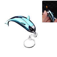 Dolphin Cigarette Butane Lighter Sofe Flame Lighter Color Random(Come Without Butane)