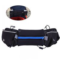 VORCOOL Runners Running Belt Sports Water Bottle Cycling Jogging Waist Bag Phone Holder Fits iPhone 7 Plus (Blue)