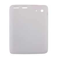 NSSTAR Soft Silicone Slim 8 Inch Android Tablet Protective Back Case Cover for ProntoTec 8" PT-T8-WHT,ProntoTec 8" PT-8IN-WHT,Simbans S81W 8", WoPad 8" Dual Camera, TURCOM 8" Tablet PC (White)