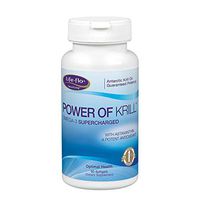 Life-flo Power of Krill | Antarctic Krill Oil w/Omega-3s & Astaxanthin | Immune, Heart & Joint Formula | 60ct, 30 Serv.