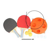 Table Tennis Paddle - Ping Pong Racket Set and Travel Case Approved or Semi-pro Rubber - Endorsed by Celebrity Player