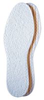 Pedag Washable Summer Pure Cotton Terry Barefoot Insole, White, US M14/ EU 47, (Pack of 1)