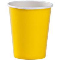 Party Dimensions Sunshine 9 oz. Hot/Cold Paper Cup, 12 Count, Yellow