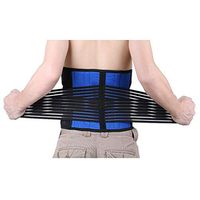 EagleUS (ship from US) DOTASI Deluxe Neoprene Double Pull Lumbar Lower Back Support Brace Exercise Belt (XL(Waist 38-42"))