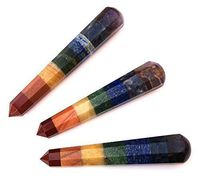 Chakra Crystals Wand Large 4" - 4.5" Carved with Point