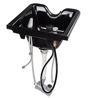 HZ9038 Stable Adjustable Shampoo Basin Black