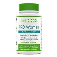 PRO-Women: Probiotics for Women with Cranberry Extract & D-Mannose - 15x More Effective Than Probiotic Capsules - 60 Once Daily Time Release Tablets - Supports Urinary Tract Health