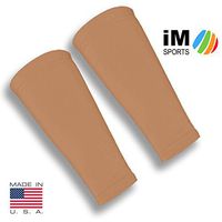 iM Sports SKINGUARDS Skin Protection Forearm Sleeves + Protects Aging or Thin Skin + UV Protection - Unisex + Made in USA - Suntan - XXX-Large - Pair