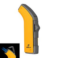 PIPITA Cigar Torch Lighter Windproof Butane Refillable Lighter Jet Double Blue Flame Metal Lighters with Punch