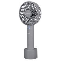 HoMedics TotalComfort Rechargeable Handheld Fan - 5 Speed Personal Cooling Device with Charging Dock, USB, and Battery