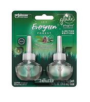 Glade PlugIns Scented Oil Air Freshener Refill, ICY Evergreen Forest, 2 ct, 1.34 fl oz