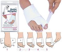 PEDIFIX Foot Bunion Pain Soft Fabric Splint Medium Left Shoe 8-10 P6026-ML Footsplints Hallux Valgus SoftSplint
