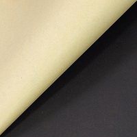 Colorful Kraft Wrapping Paper For Flower Packaging, 20 Sheets, 24x24 Inch (Black)