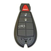 National Parts and Abrasives Replaces OEM Remote Keyless Entry Transmitter (Fobik) 4 Button"Dodge"