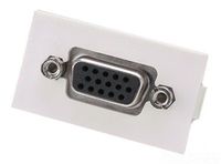 Panduit CHD15HDCWHY High-Density 1/3 Insert with 15-Pin Female to Female Coupler, White