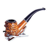 IRIVNG Imitating Wood Carving Inlet Filter Portable Smoking Pipe