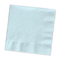 Club Pack of 480 Pastel Blue 2-Ply Paper Beverage Party Napkins 5"